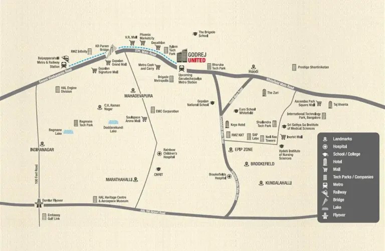 godrej-united-location-map