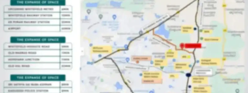 Godrej Vanantara Apartment Location map with landmarks by Godrej Properties located at Bannerghatta Road, Bangalore Karnataka